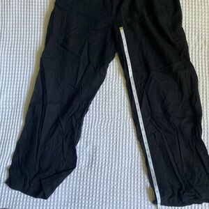 Linen black pants